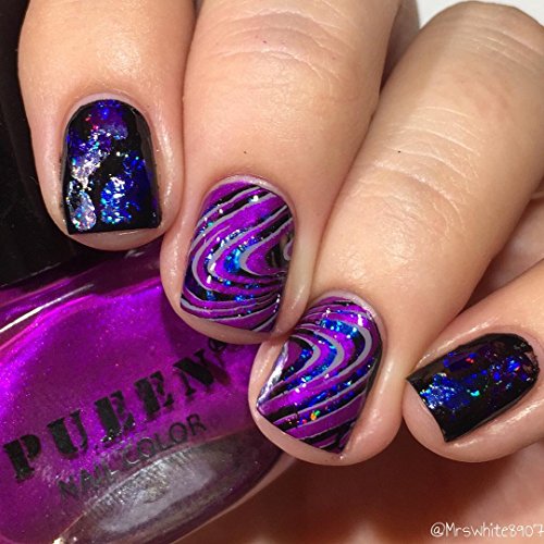 PUEEN Nail Art Stamping Plate - Fancy Lover 02 Stainless Steel Image Plate