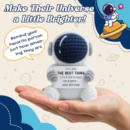 Unique Crochet Astronaut Love Gift for Him & Her - Anniversary