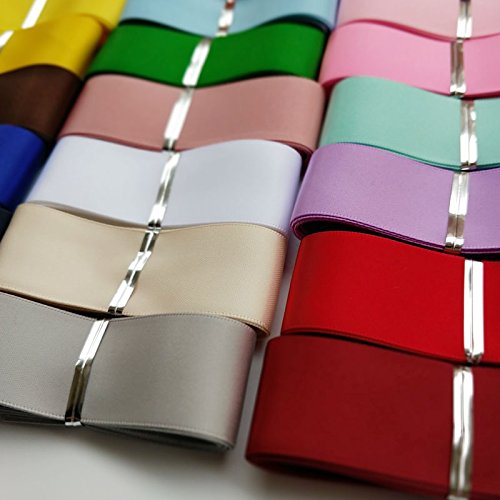 Chenkou Craft 20Yards Double Face Polyester Satin Ribbon Set - 20 Colors