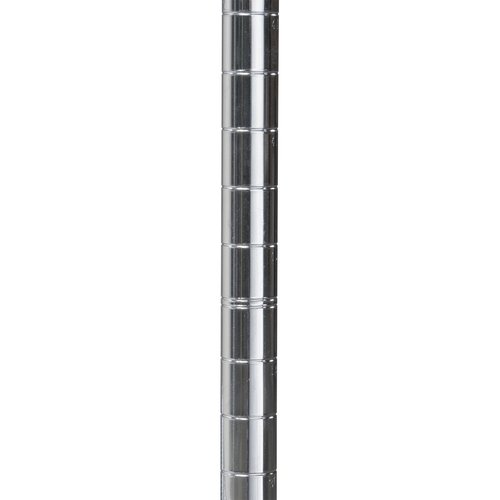 Akro-Mils AWP54UPRIGHT 54-Inch NSF Certified Industrial Grade Chrome Wire Shelf System Upright Leg Post Poles, (4 Pack)