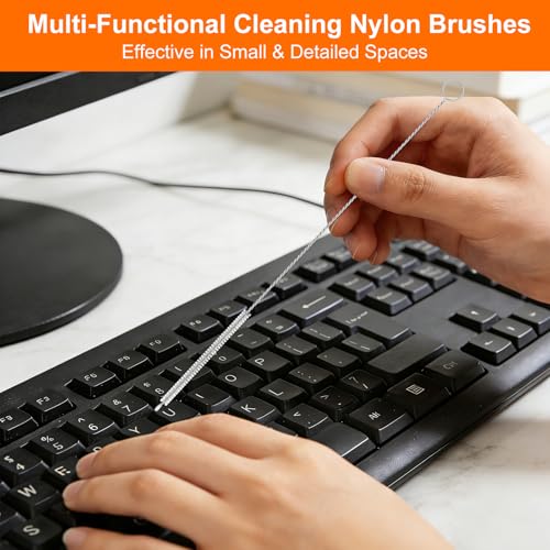 Tokyzexi Extra Long 8-Inch Straw Cleaner Brush 10-Pack