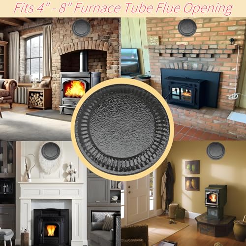 Adjustable Furnace Flue Hole Cover 6719900 for 4-8" Pipes