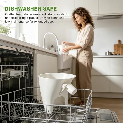 KitchenAid Flour Funnel - Anti-Splash Attachment for 4.5 & 5 Quart Mixers