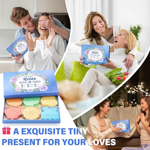 SeasonBliss Shower Steamers 6 Pack Aromatherapy Shower Bombs
