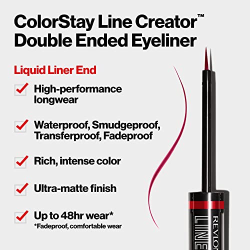 Revlon ColorStay Line Creator Dual-Ended Eyeliner - 154 Cool as Ice