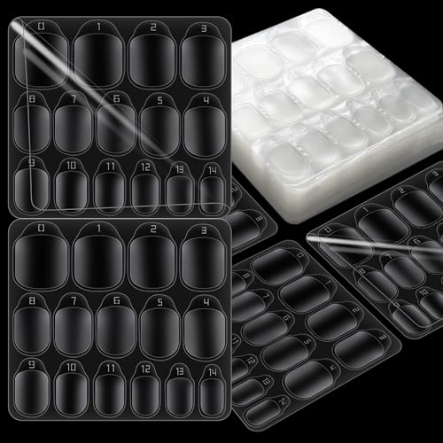 Ryidkcs 600pcs Nail Adhesive Tabs - Reusable Press On Nail Glue Stickers