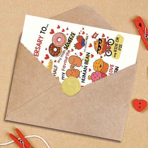 Asmallgf Anniversary Card 301 - Cute and Funny Gift for Couples
