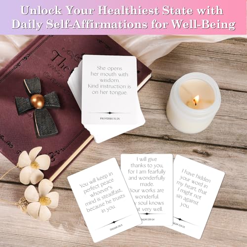 60 Unique Biblical Affirmation Cards for Daily Inspiration