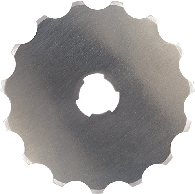 Fiskars 45mm Perforating Rotary Cutter Blade - 1 Pack
