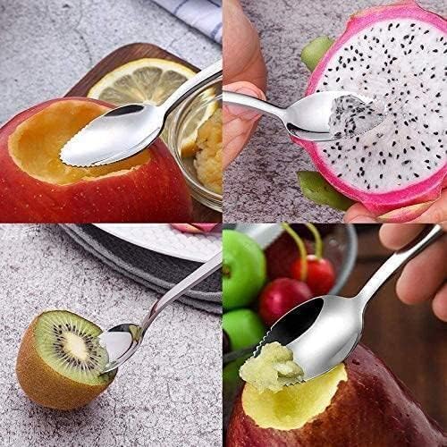 Grapefruit Spoons Set of 2 - Stainless Steel with Serrated Edge