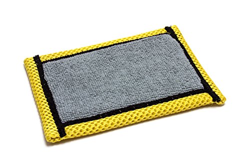 Microfiber Kitchen Scrubbing Sponge - Scratch-Free & Machine Washable