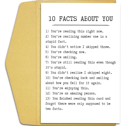 Humorous You're An Amazing Person Card for Friends & Family