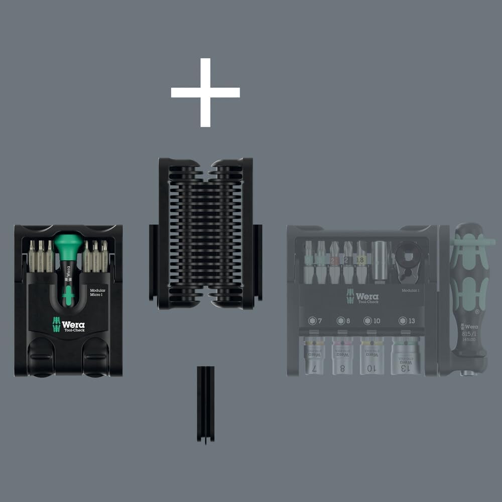 Wera Tool-Check Modular Micro Set - 21 Precision Tools for Versatile Use