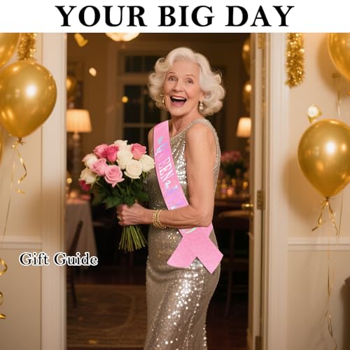 SuPoo Elegant Retirement Sash for Women - The Queen Has Retired Party