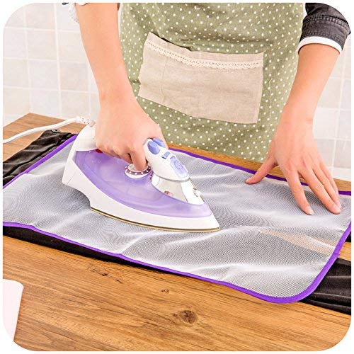 AKOAK 4-Pack Ironing Cloths with Mesh Pads, Reusable & Protective for Clothes & Ironing Boards