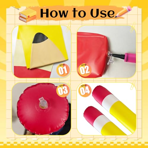 Giant Inflatable Yellow Pencil Balloon - 42.5 Inch Party Decoration
