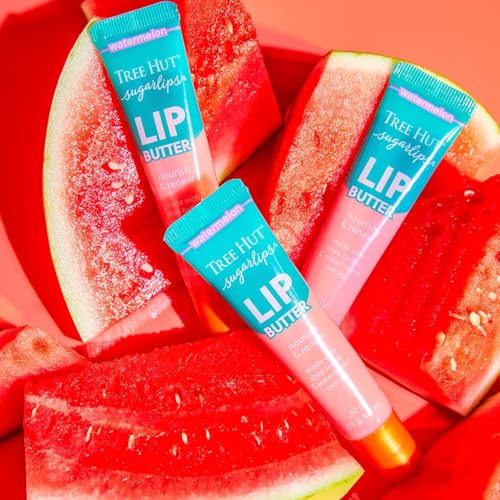 Tree Hut Watermelon Lip Butter with Shea Butter, 0.52 Fl Oz