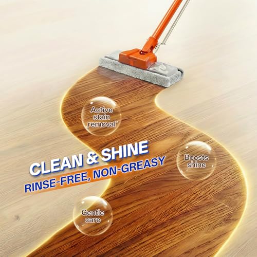 Botare Orange Floor Cleaner Liquid with Cleaning Cloth - 17.6 Fl Oz