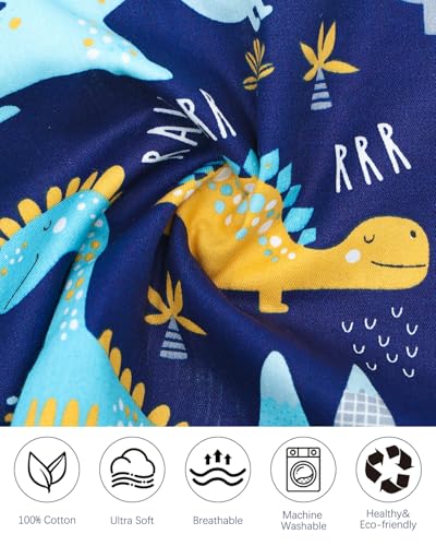ALVABABY Soft Cotton Toddler Pillowcase Set - Fits 13"x18" & 12"x16" Pillows