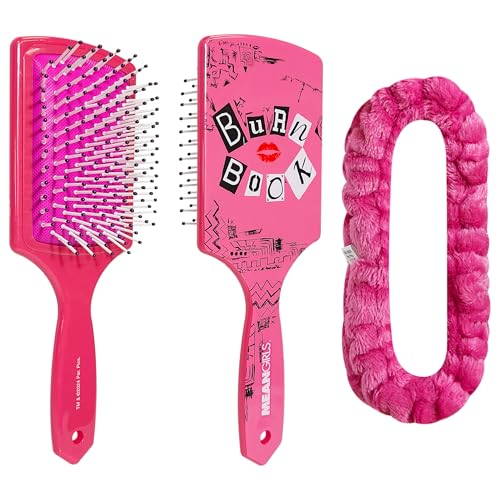 LUV HER Mean Girls Kids Hair Brush and Spa Headband Grooming Set
