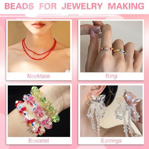 3mm Transparent Silver Faceted Rondelle Glass Beads - 5 Strands