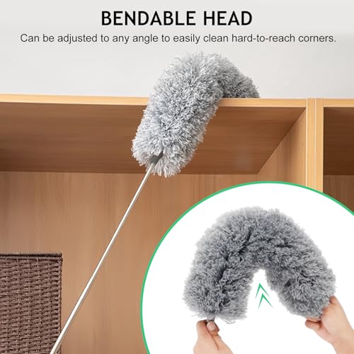SetSail 100-Inch Extendable Microfiber Duster with Bendable Head