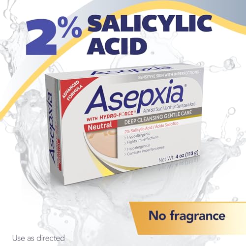 Asepxia Salicylic Acid Acne Treatment Bar Soap 4 oz