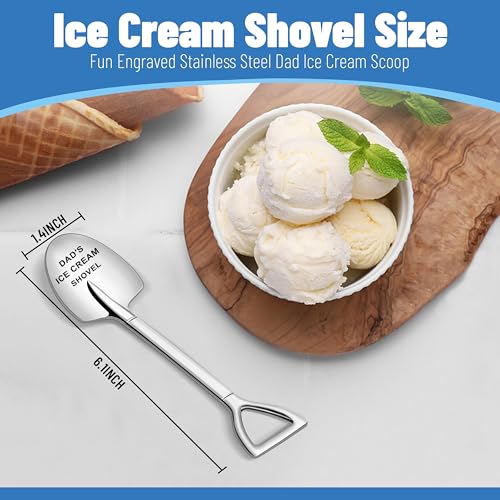 Dad's Ice Cream Shovel - Stainless Steel Gift for Father's Day