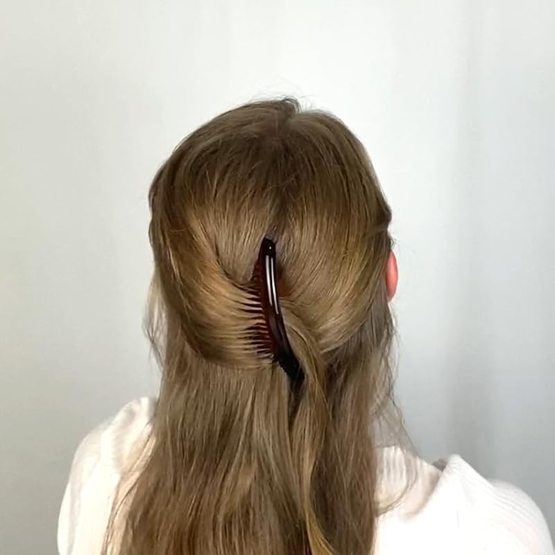 Good Hair Days Large Curved Side Comb - Strong Grip Hair Comb for Updos