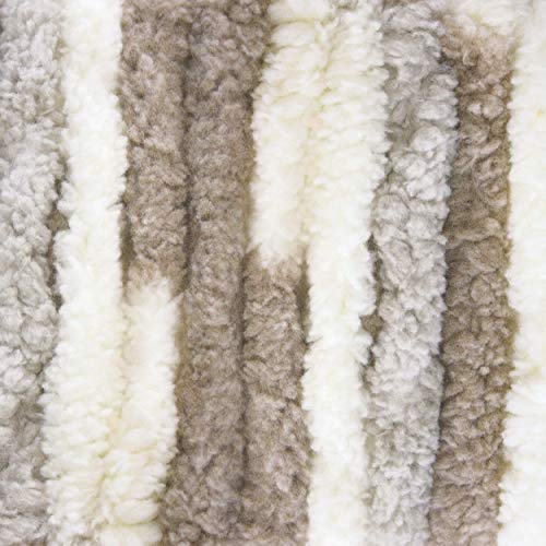 Bernat Baby Blanket Yarn - Super Bulky Chenille 3.5 oz - Little Sand Castles