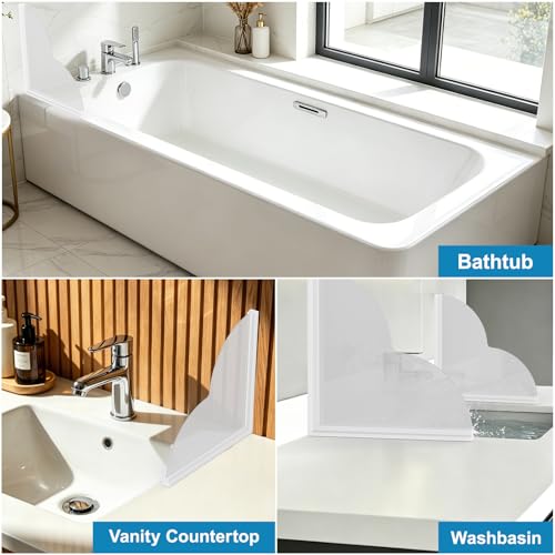 AILIBI Silicone Bathtub Shower Splash Guard - 2 Pack, Water Barrier