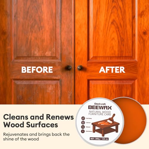 Beeswax Wood Polish for Furniture - Natural Waterproof Restorer
