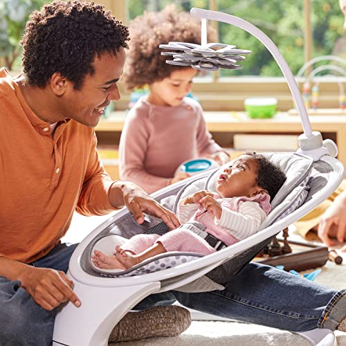 Munchkin¢ç Baby Bloom¢â Mobile for Munchkin Swing - High-Contrast Infant Mobile with Mirror