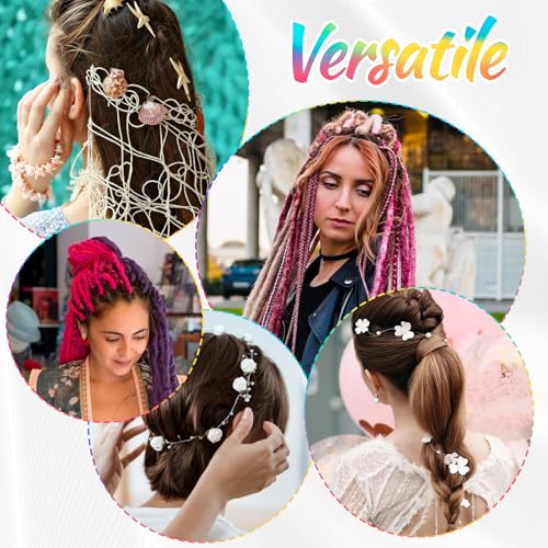 10-Piece Hair Extension Loop Needle Threader & Pulling Hook Tool Kit