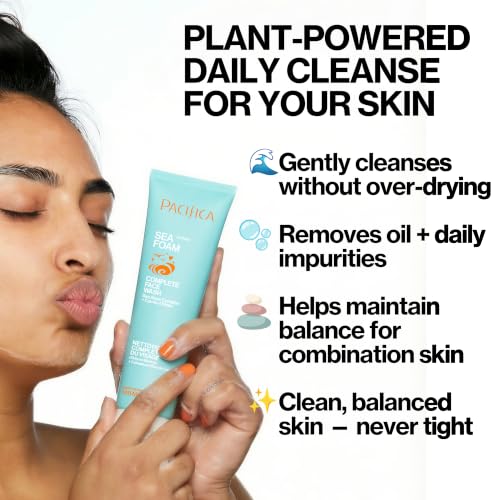 Pacifica Sea Foam Mini Face Wash & Gentle Foaming Cleanser 1.4 fl oz
