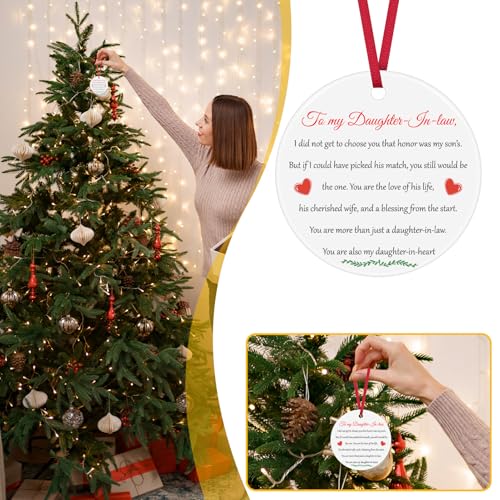 Ceramic Ornament Gift for Daughter-in-Law - Family Appreciation