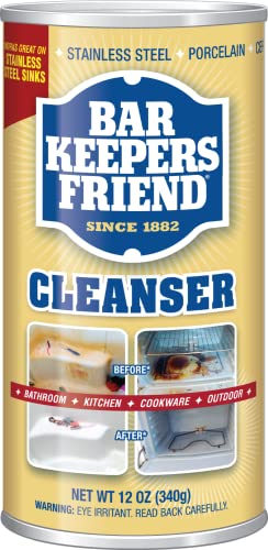 Bar Keepers Friend Powdered Cleanser & Polish - 12 Ounce (1-Pack)