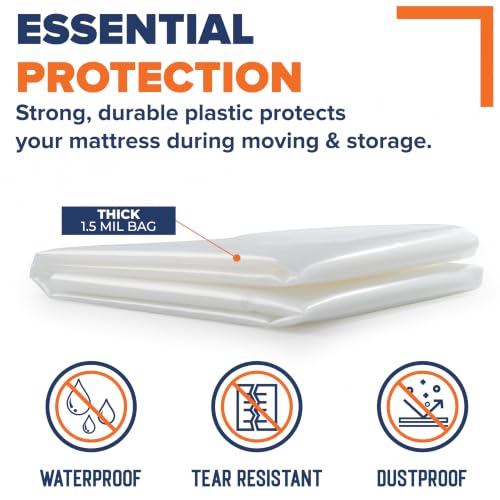 My Moving Mate Queen & King Mattress Bag for Moving and Storage