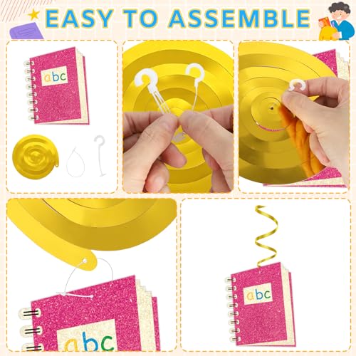 First Day of School Decorations Kit - Colorful Banner & Swirls | First.day