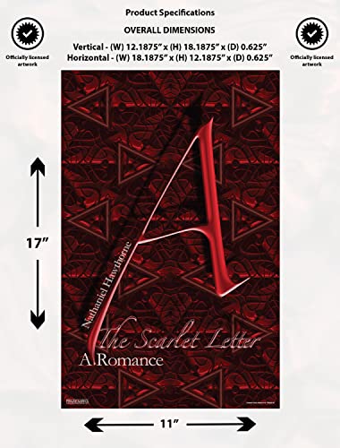 The Scarlet Letter Book Poster | 11x17 Wall Art Print