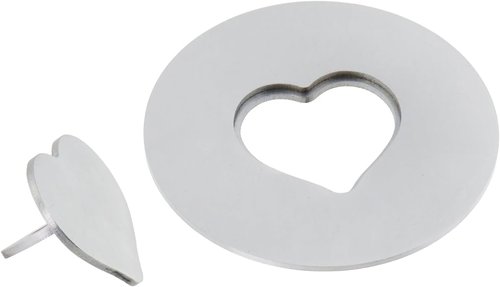 Geesatis Round Scented Candle Toppers - Reusable Accessories for Even Burning | 3.1 Inch Diameter, Silver