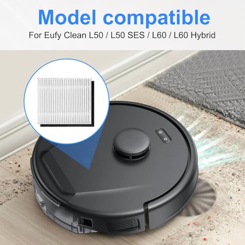 6 Pack Washable HEPA Filters for Eufy Clean L50/L60 Vacuum
