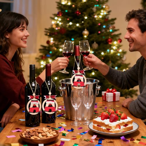 Funny 3D Wooden Jingle Bell Christmas Ornament - Gag Gift 2025
