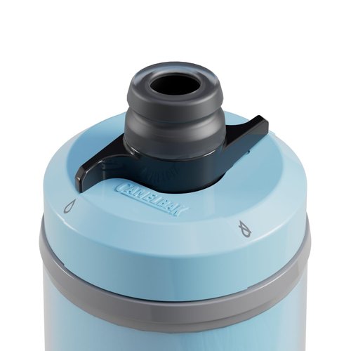 CamelBak Podium Chill Bike Insulated Squeeze Water Bottle Crystal Blue, 24oz