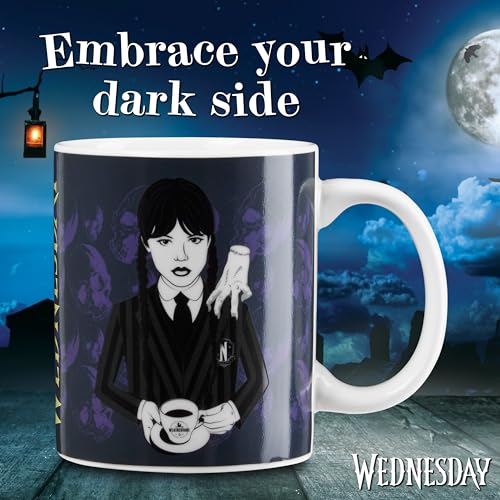 Wednesday Color Changing Magic Mug - Gothic Ceramic Coffee Cup