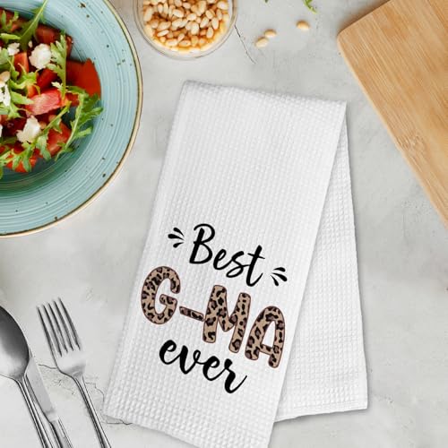 Leopard Kitchen Towels for Grandma - 16x24 Inch Gift Set
