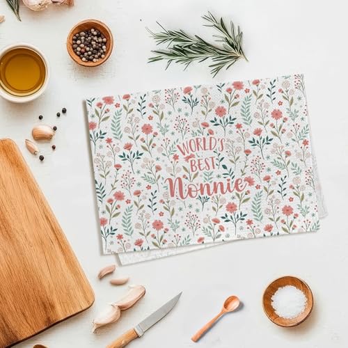 Decorative Kitchen Towels for Nonnies - 16x24in Soft Hand Towels