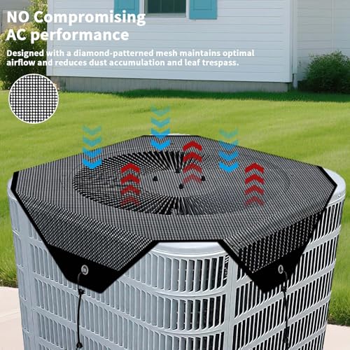 FaddishDeal Air Conditioner Cover for Outside Unit - 26" x 26" Mesh Shade