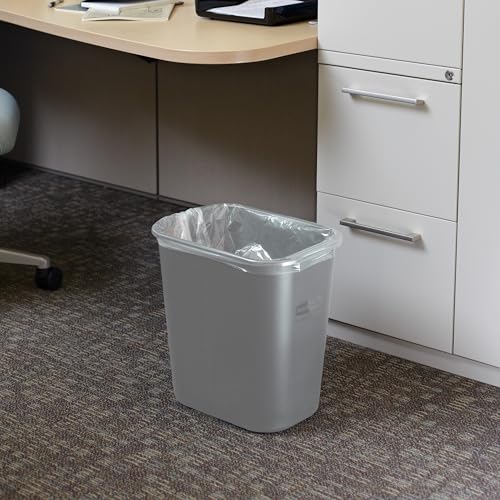 Rubbermaid 10.25-Gallon Trash Can - Durable Plastic Wastebasket for Home & Office
