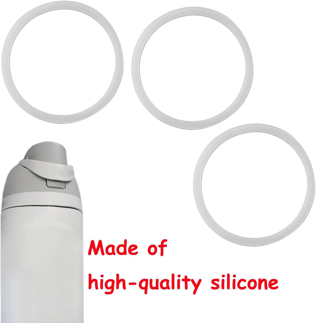 Owala | 6-Pack Replacement Water Bottle Gaskets - Durable Silicone Lid Seals for Perfect Fit